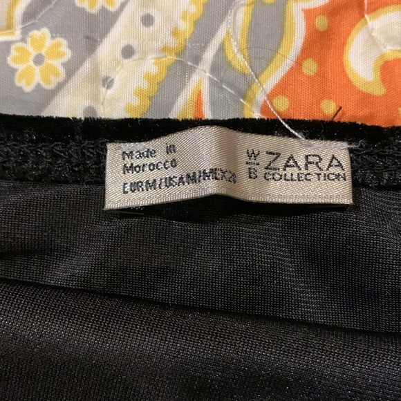 Zara Black Velvet Bralette - Picture 4 of 4